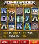 Microgaming based casino's offer the popular Tomb Raider Slot on their mobile network