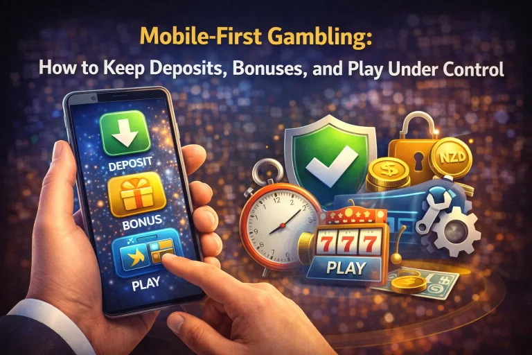 Mobile-First Gambling: How to Keep Deposits, Bonuses, and Play Under Control